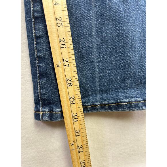 A.n.a Vintage Low Rise Bootcut Dark Wash Jeans - Size 2 Denim Normcore Classic - Picture 9 of 9